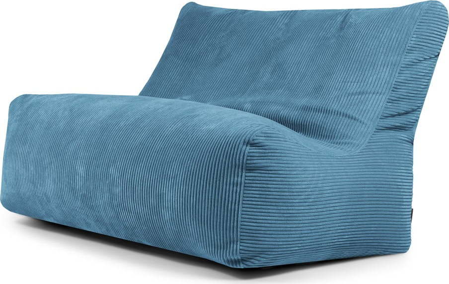 Modrý manšestrový sedací vak Sofa Seat Lounge – SLOWDOWN SLOWDOWN