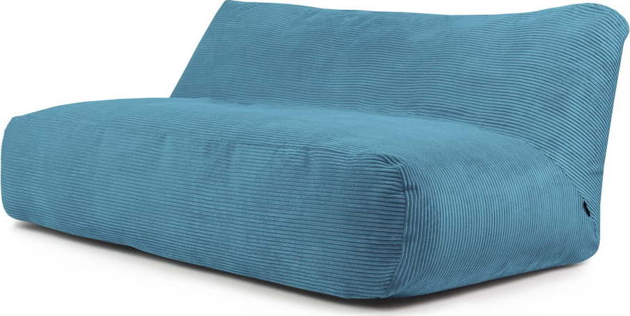 Modrý manšestrový sedací vak Sofa Tube 190 – SLOWDOWN SLOWDOWN