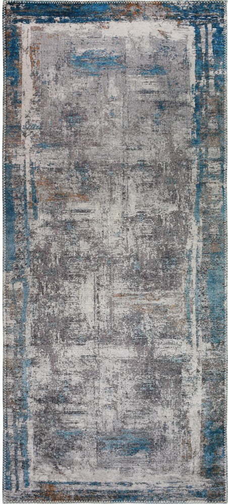 Modrý pratelný běhoun 60x150 cm Abstract Colors Blue – Vitaus Vitaus
