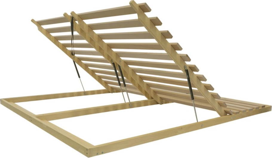 Nepolohovatelný/výklopný laťkový rošt 160x200 cm Masiv Partner Lux – Materasso Materasso