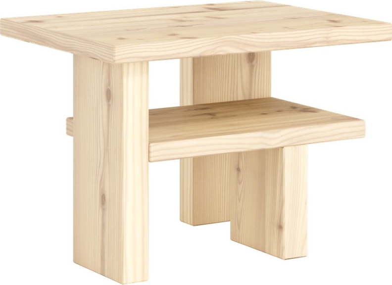 Odkládací stolek z borovicového dřeva 34x45 cm Japan – Karup Design Karup Design