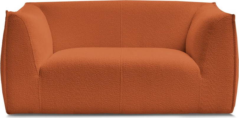 Oranžová pohovka z textilie bouclé 170 cm Giorgia – Bobochic Paris Bobochic Paris