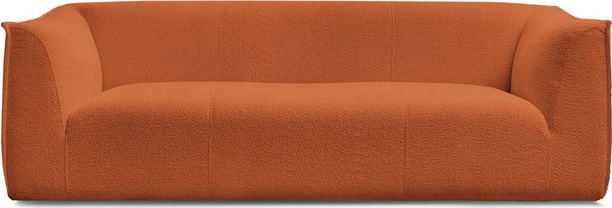 Oranžová pohovka z textilie bouclé 242 cm Giorgia – Bobochic Paris Bobochic Paris