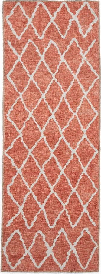 Oranžový pratelný běhoun 76x230 cm Coral Orange – Think Rugs Think Rugs