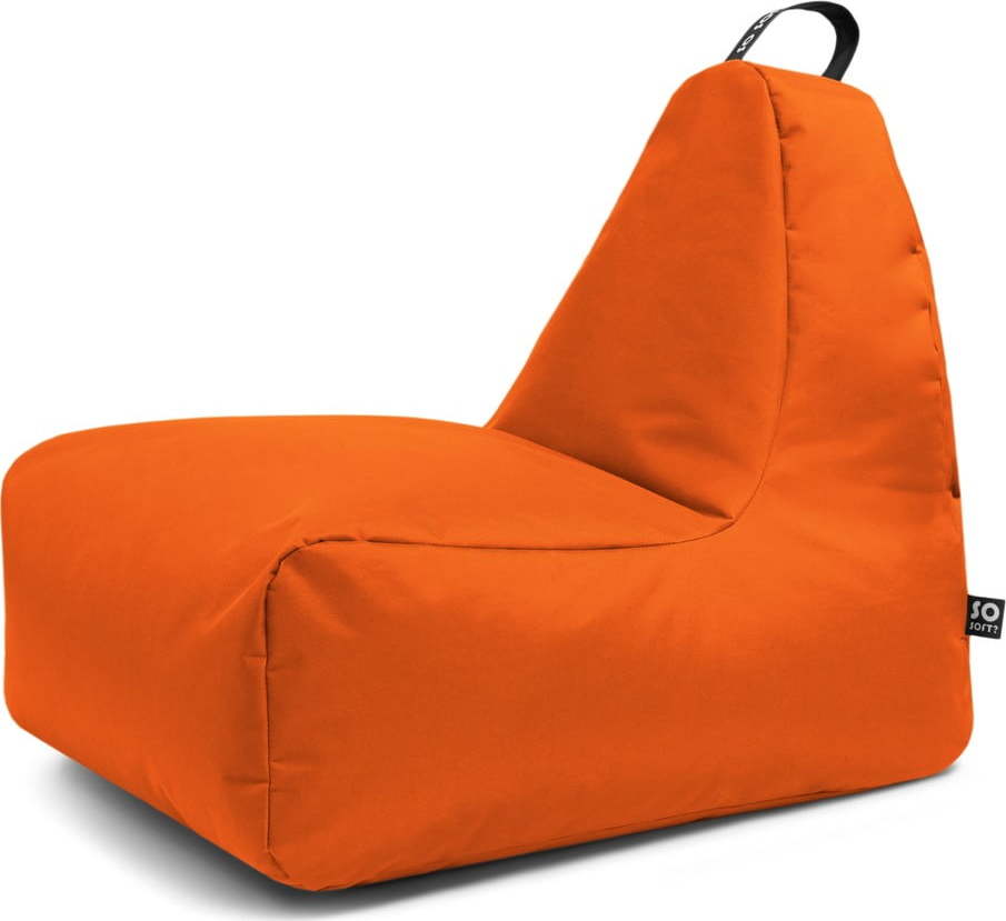 Oranžový sedací vak Chill L – So Soft? So Soft?