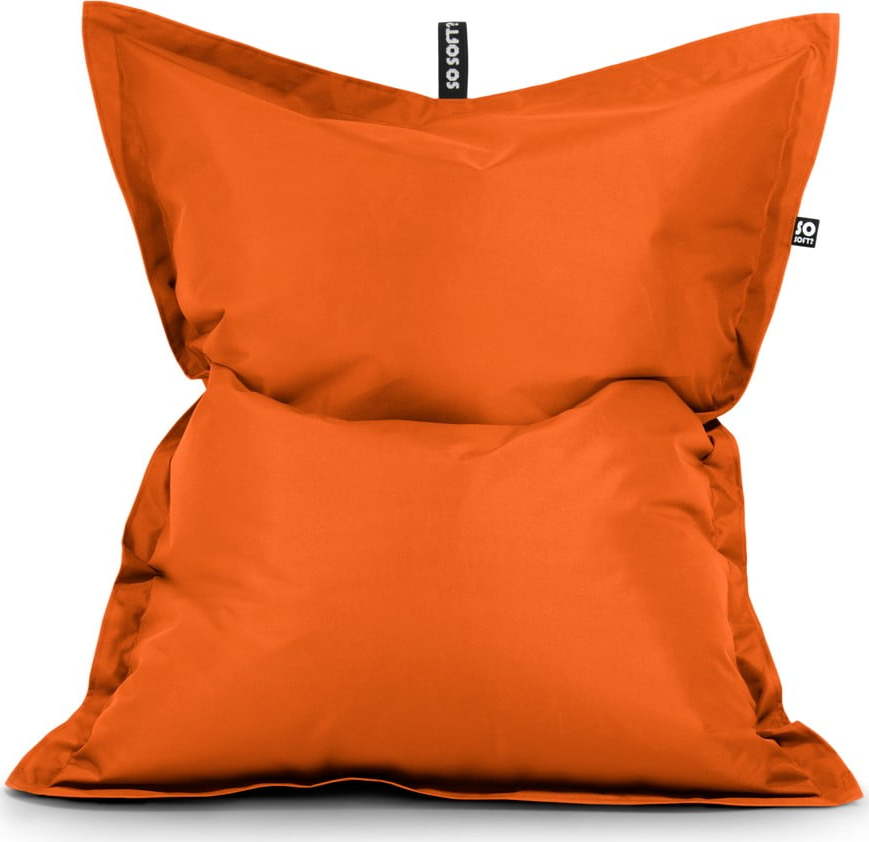 Oranžový sedací vak Pad XL – So Soft? So Soft?