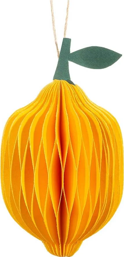 Papírová závěsná dekorace Lemon Honeycomb – Sass & Belle