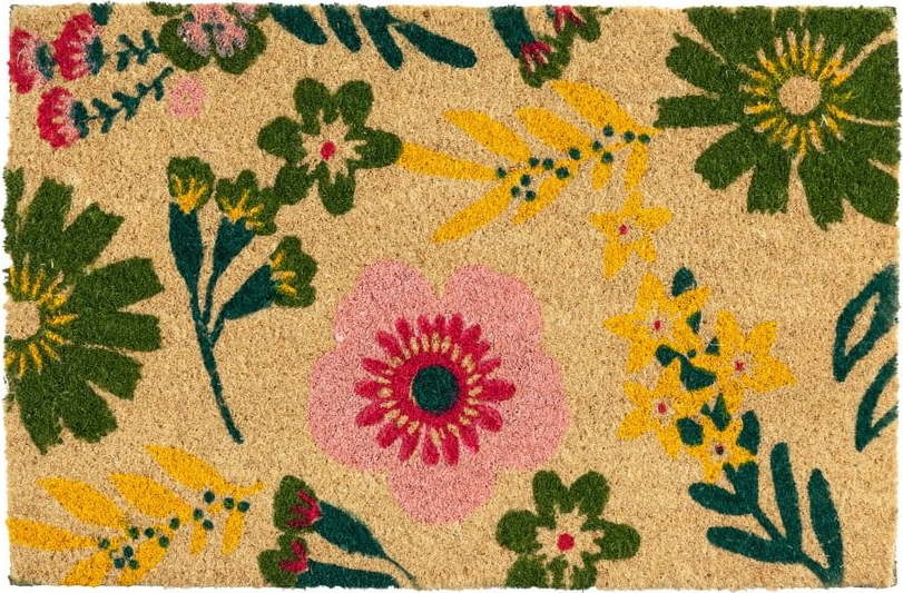 Rohožka z kokosového vlákna 40x60 cm Flora – Casa Selección Casa Selección