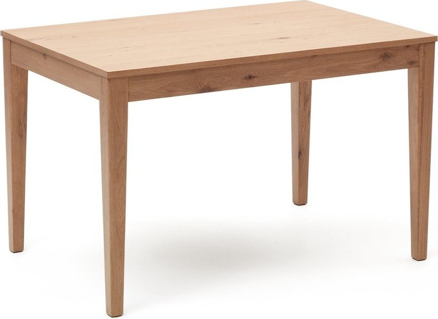 Rozkládací jídelní stůl s přídavnou deskou v dekoru dubu 80x120 cm Yain – Kave Home Kave Home