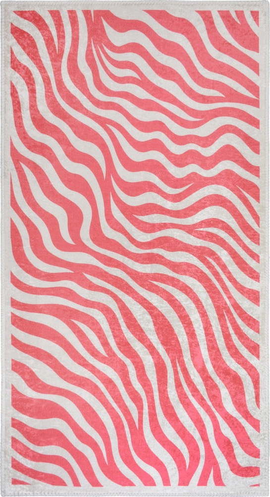 Růžový pratelný běhoun 80x200 cm Red Zebra – Vitaus Vitaus