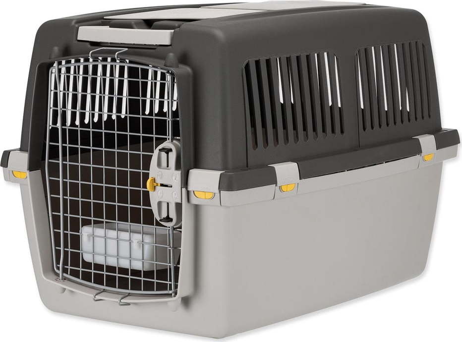 Šedá přepravka pro domácího mazlíčka 72x52 cm Trixie Gulliver 4 S-M – Plaček Pet Products Plaček Pet Products