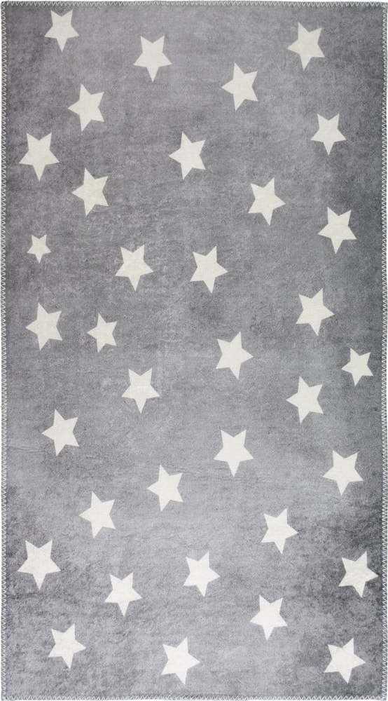 Šedý pratelný dětský koberec 120x180 cm Shining Stars – Vitaus Vitaus