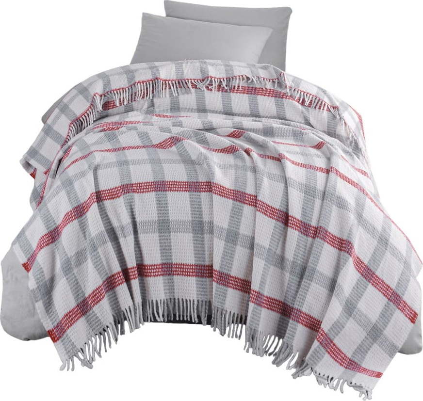Šedý přehoz 150x200 cm Warm Soft – Mijolnir Mijolnir
