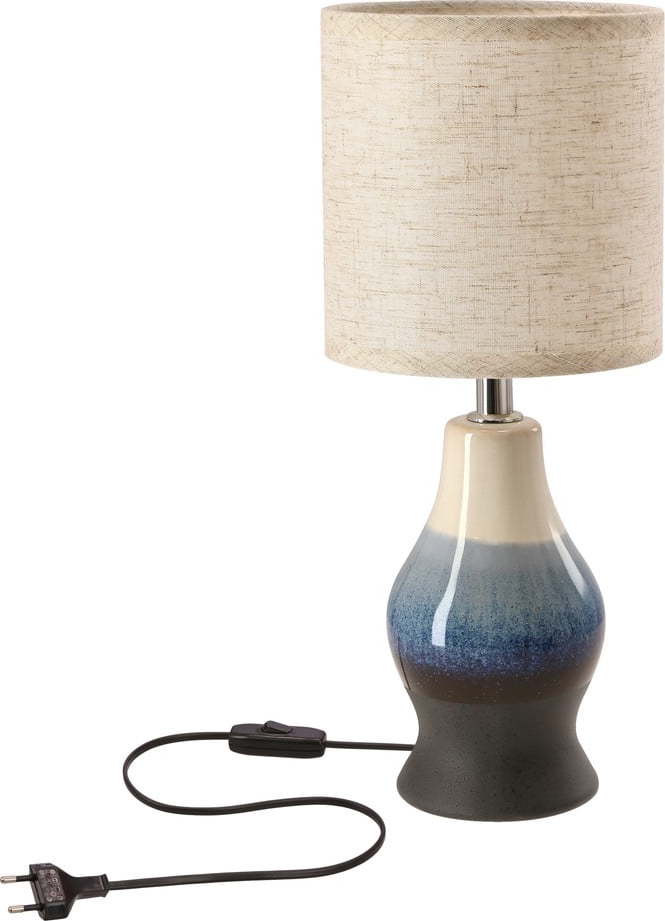 Stolní lampa s textilním stínidlem (výška 34 cm) Navia – Candellux Lighting Candellux Lighting