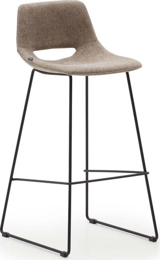 Světle hnědá barová židle (výška sedáku 76 cm) Zahara – Kave Home Kave Home