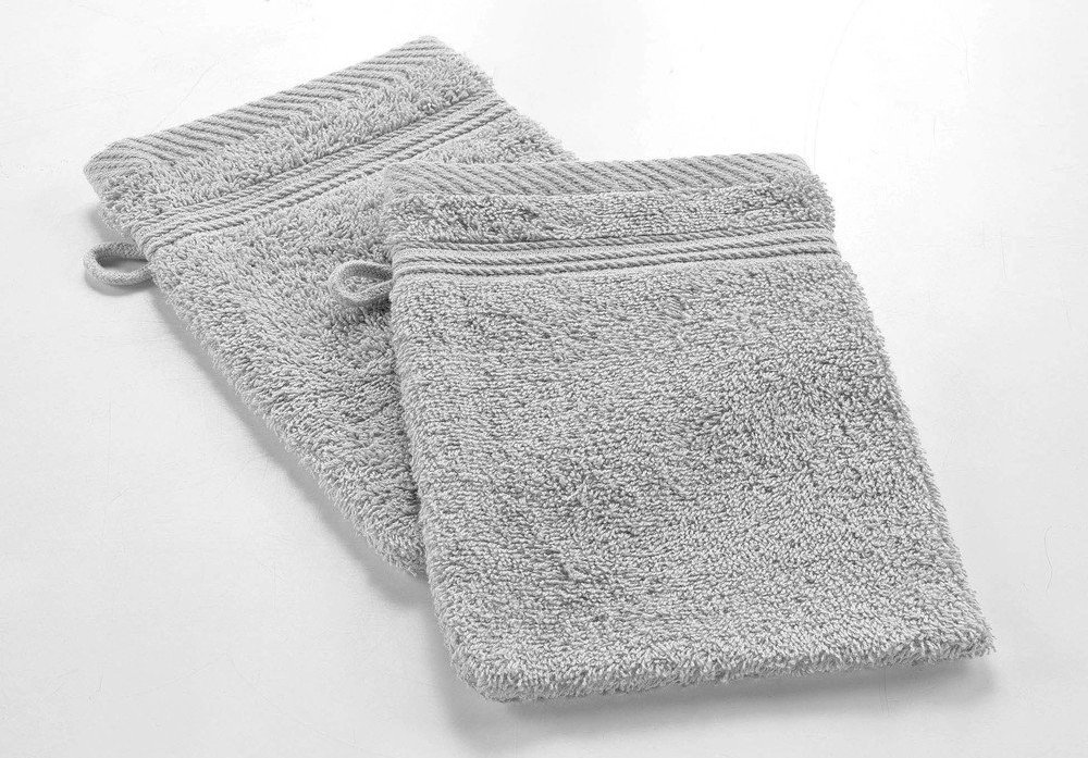 Světle šedá bavlněná žínka 15x21 cm Tendresse – douceur d'intérieur Douceur d intérieur