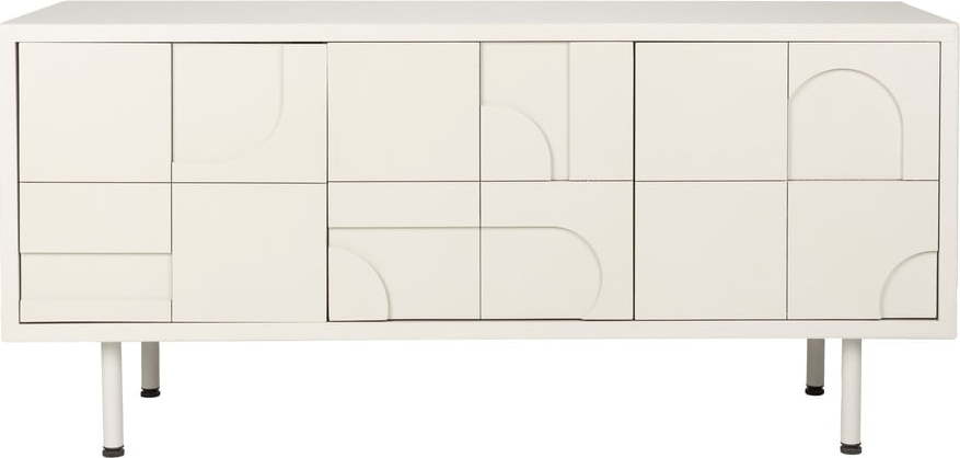 Světle šedá komoda 55x120x40 cm Funk – White Label White Label