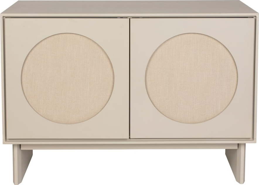 Světle šedá komoda z masivu akácie 100x70x45 cm Twin – Zuiver Zuiver