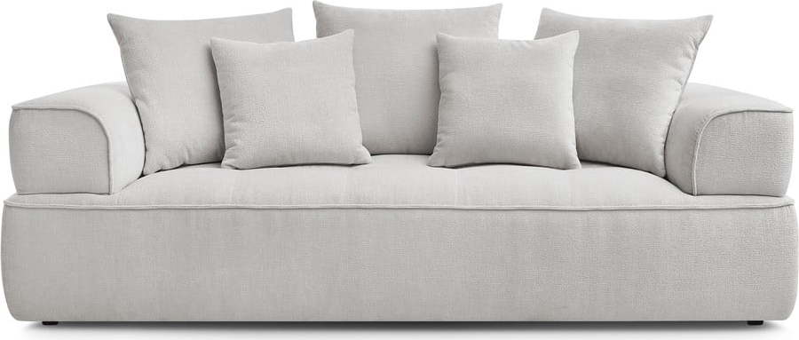 Světle šedá žinylková pohovka 237 cm Whesley – Bobochic Paris Bobochic Paris