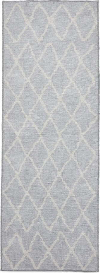 Světle šedý pratelný běhoun 61x170 cm Coral Light Grey – Think Rugs Think Rugs