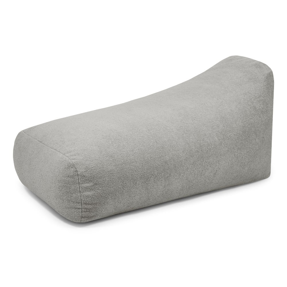 Světle šedý sedací vak z textilie bouclé Snug Long 140 – SLOWDOWN SLOWDOWN