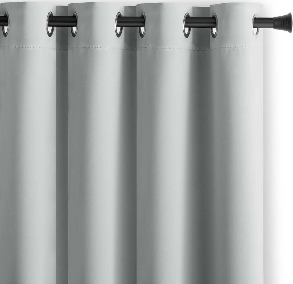 Světle šedý zatemňovací závěs 140x175 cm Eyelets – Restilo Restilo