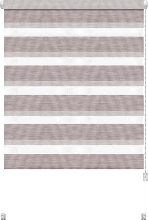 Taupe roleta den a noc 57x150 cm Zebra Silvalin – Gardinia Gardinia