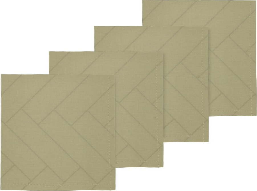 Textilní ubrousky v sadě 4 ks 45x45 cm Tiles – Södahl Södahl