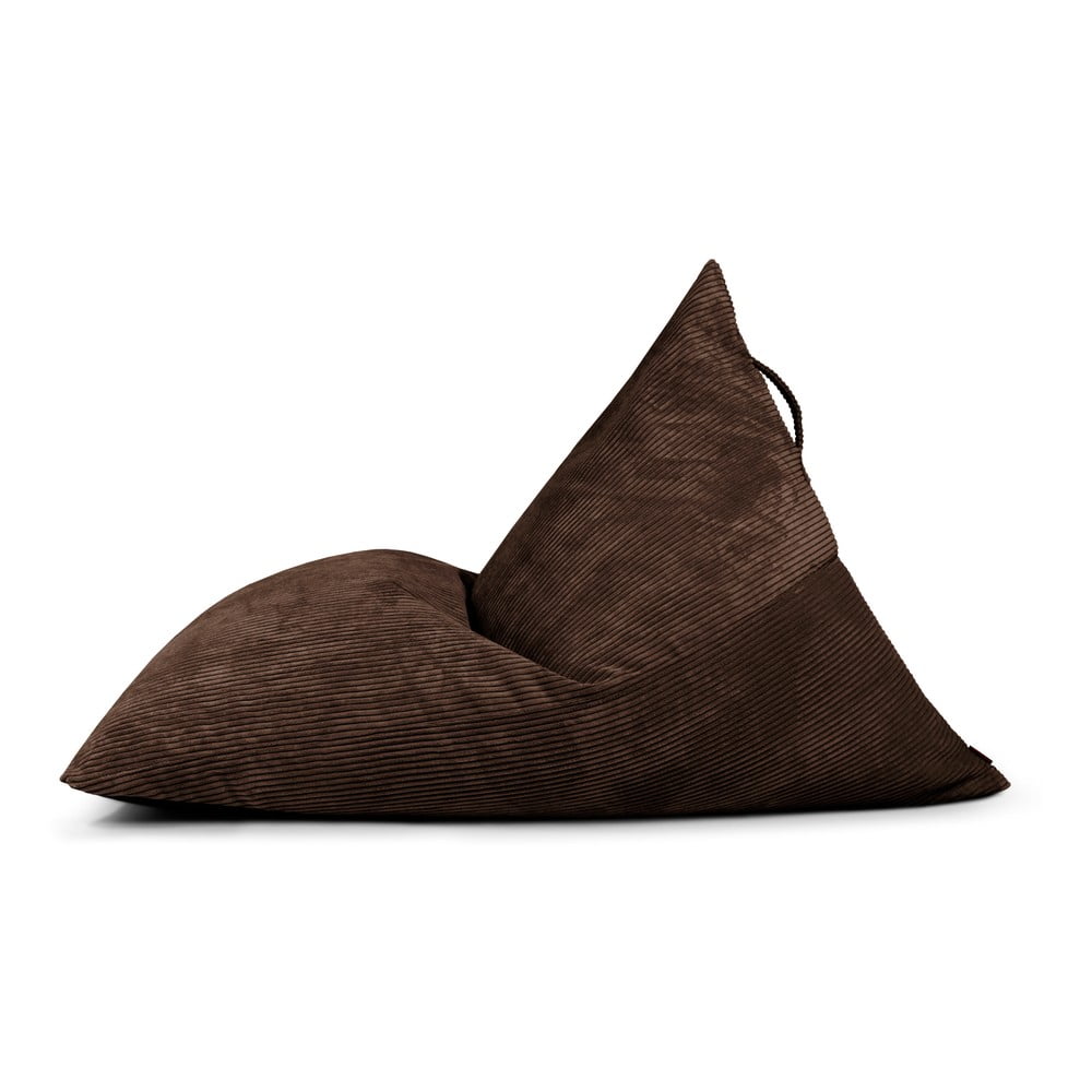 Tmavě hnědý manšestrový sedací vak Razzmatazz – SLOWDOWN SLOWDOWN