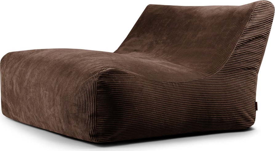 Tmavě hnědý manšestrový sedací vak Sofa Lounge – SLOWDOWN SLOWDOWN