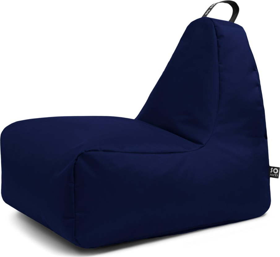 Tmavě modrý sedací vak Chill L – So Soft? So Soft?