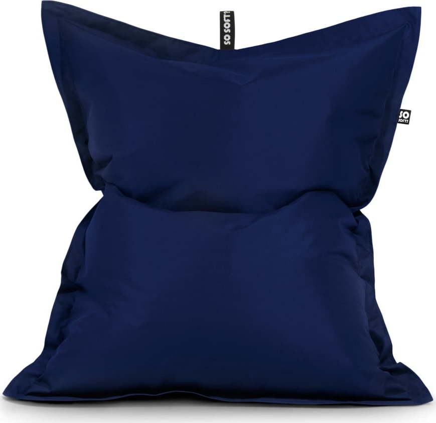 Tmavě modrý sedací vak Pad XXL – So Soft? So Soft?