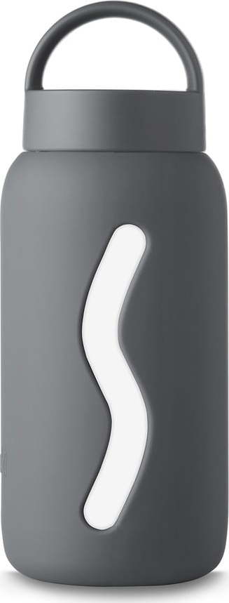 Tmavě šedá cestovní lahev 500 ml Smoke Grey – Muuki MUUKI