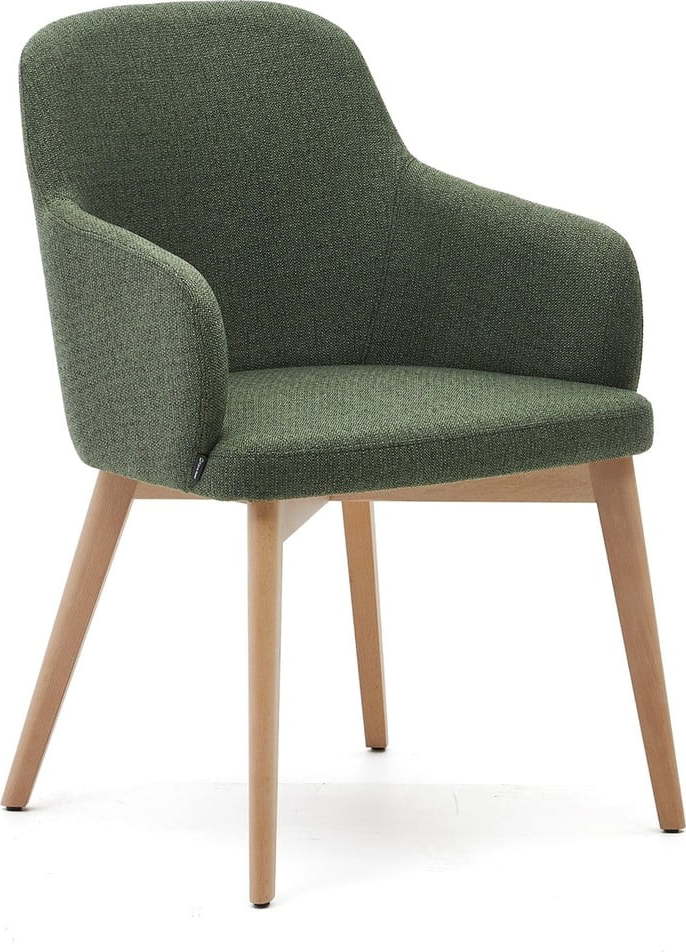 Tmavě zelená jídelní židle Nelida – Kave Home Kave Home