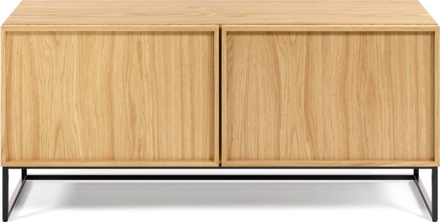 TV stolek v dekoru dubu v přírodní barvě 112x51x42 cm Taiana – Kave Home Kave Home