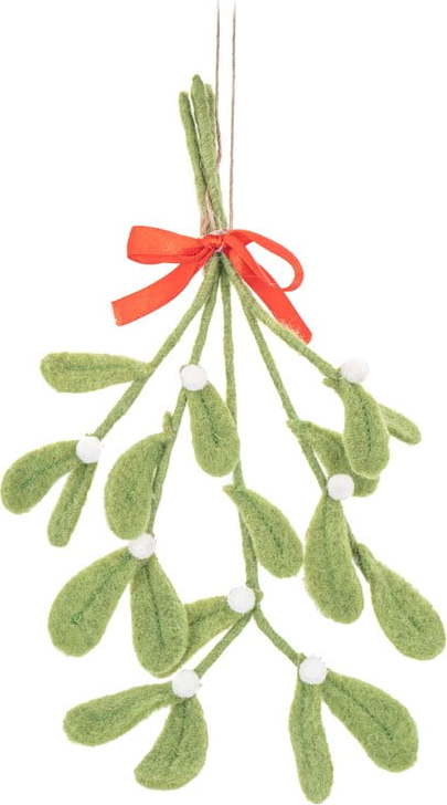 Vlněná ručně vyrobená vánoční ozdoba 25 cm Mistletoe – Sass & Belle Sass & Belle