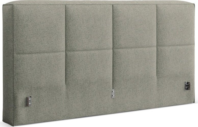 Zelené čalouněné čelo postele 249x100 cm Darren – Micadoni Micadoni