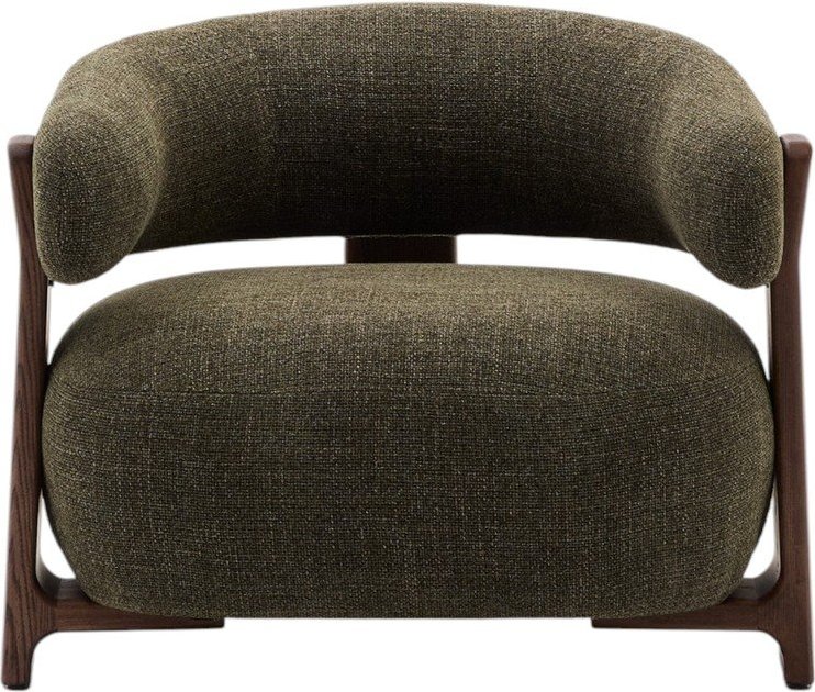 Zelené žinylkové křeslo Granite – Kave Home Kave Home