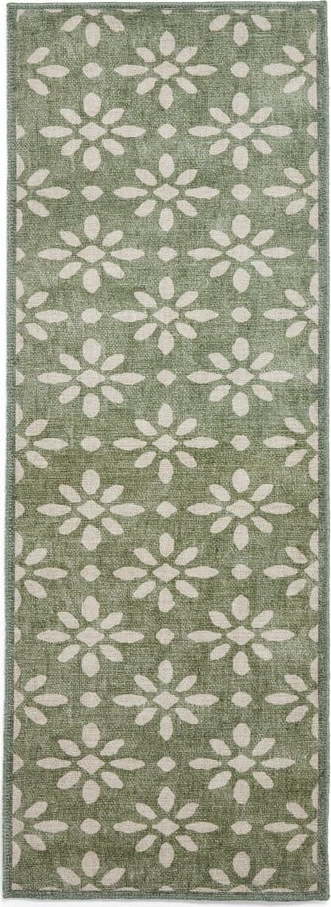 Zelený pratelný běhoun 61x170 cm Coral Green – Think Rugs Think Rugs