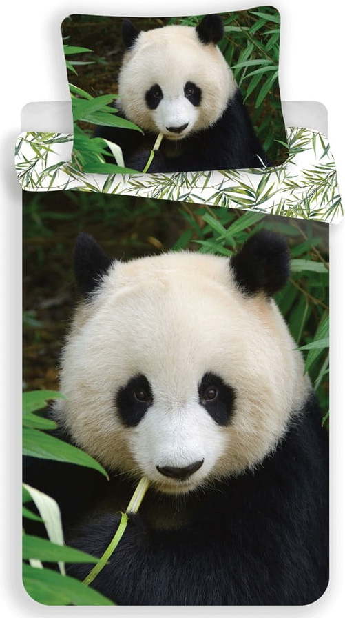 Bavlněné dětské povlečení na jednolůžko 140x200 cm Panda – Jerry Fabrics Jerry Fabrics