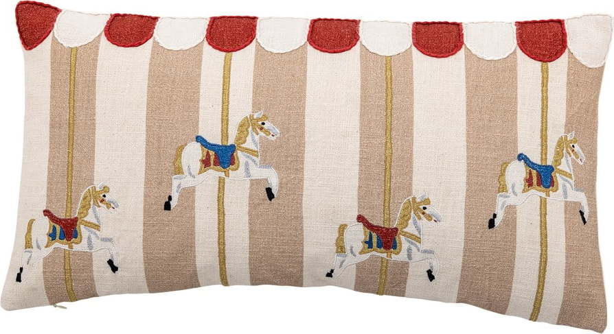 Bavlněný dekorační polštář 30x60 cm Merry-go-round – Bloomingville Bloomingville