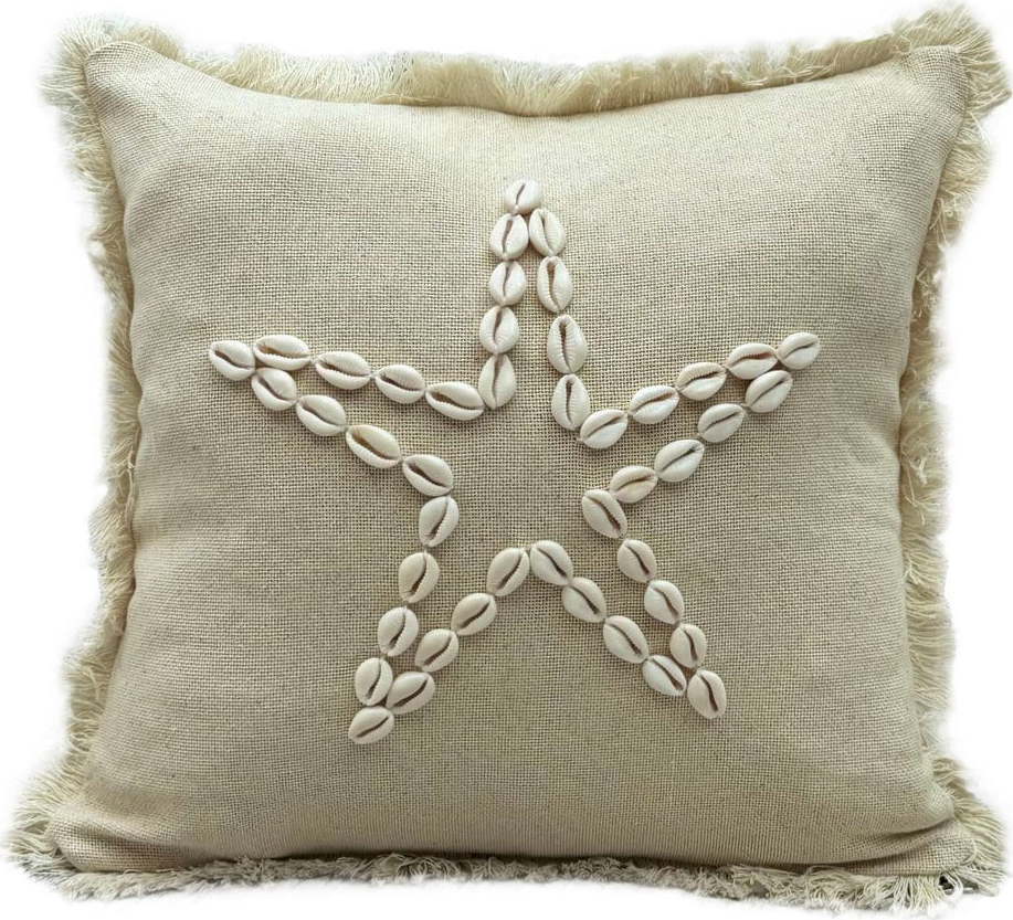 Bavlněný povlak na polštář 43x43 cm Seashells – Mioli Decor Mioli Decor