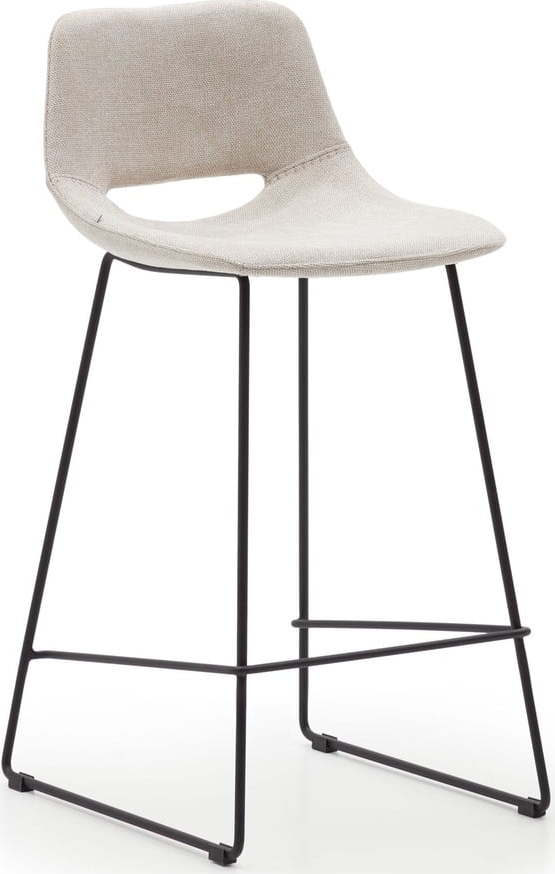 Béžová barová židle (výška sedáku 65 cm) Zahara – Kave Home Kave Home