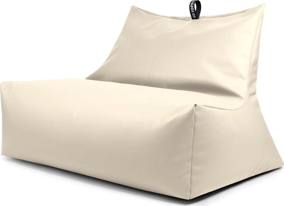 Béžový sedací vak z imitace kůže Icy Sofa – So Soft? So Soft?