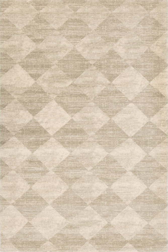 Béžový vlněný koberec 240x340 cm Agnus Checkered – Agnella Agnella