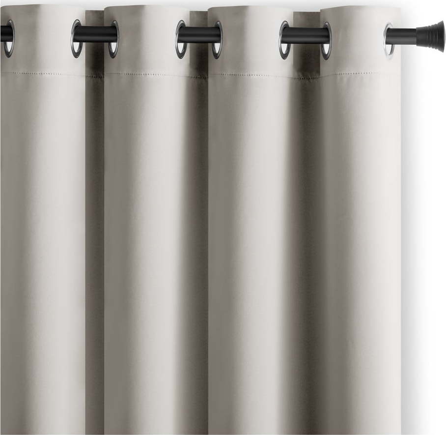 Béžový zatemňovací závěs 140x175 cm Eyelets – Restilo Restilo