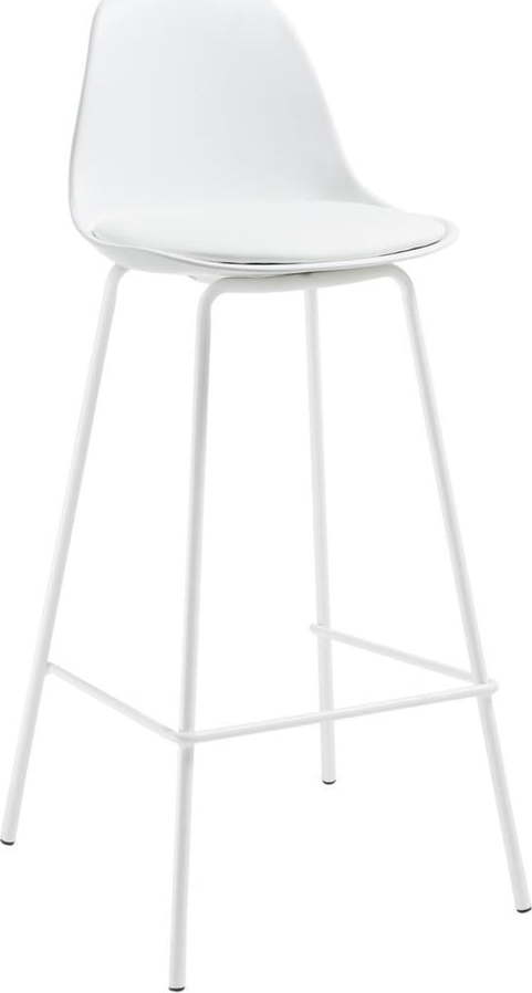 Bílá barová židle (výška sedáku 65 cm) Brighter – Kave Home Kave Home