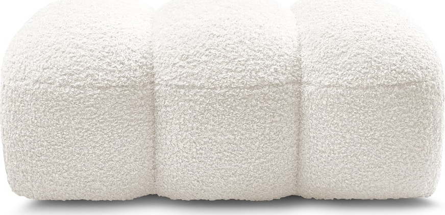 Bílá podnožka z textilie bouclé Hippolyte – Bobochic Paris Bobochic Paris