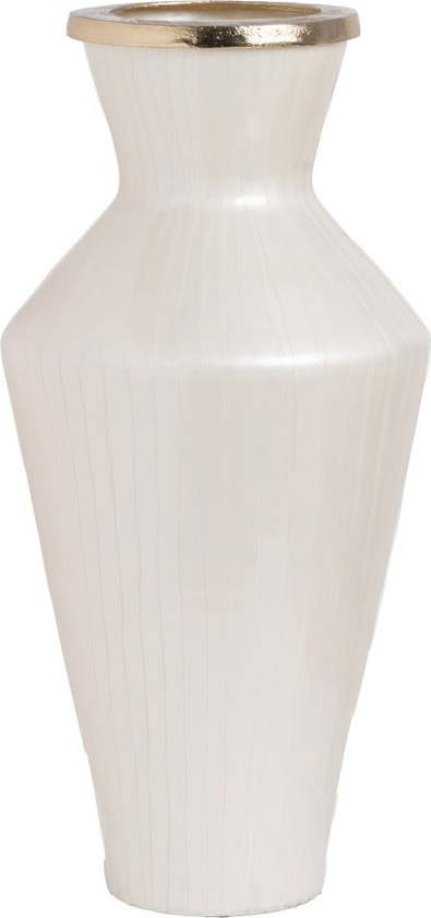 Bílá skleněná vysoká váza (výška 57 cm) Linea – Ixia Ixia