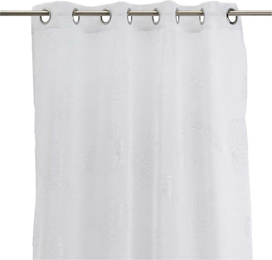 Bílá/ve stříbrné barvě záclona 140x260 cm Gledit – Casa Selección Casa Selección